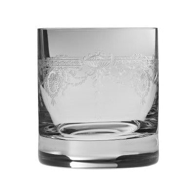 Urban Bar 1890 tumbler whisky 30 cl cristallo vintage floreale