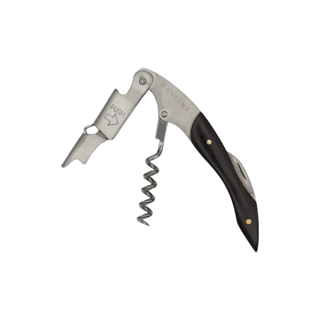 Aveine Accessories Cavatappi Cameriere in Legno Doppia Leva