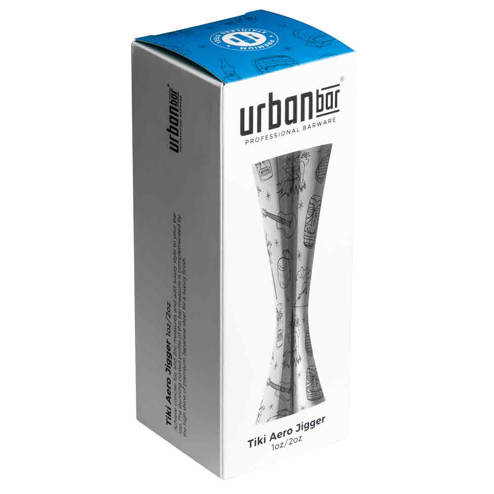 Urban Bar Tiki Aero Jigger 1oz/2oz acciaio