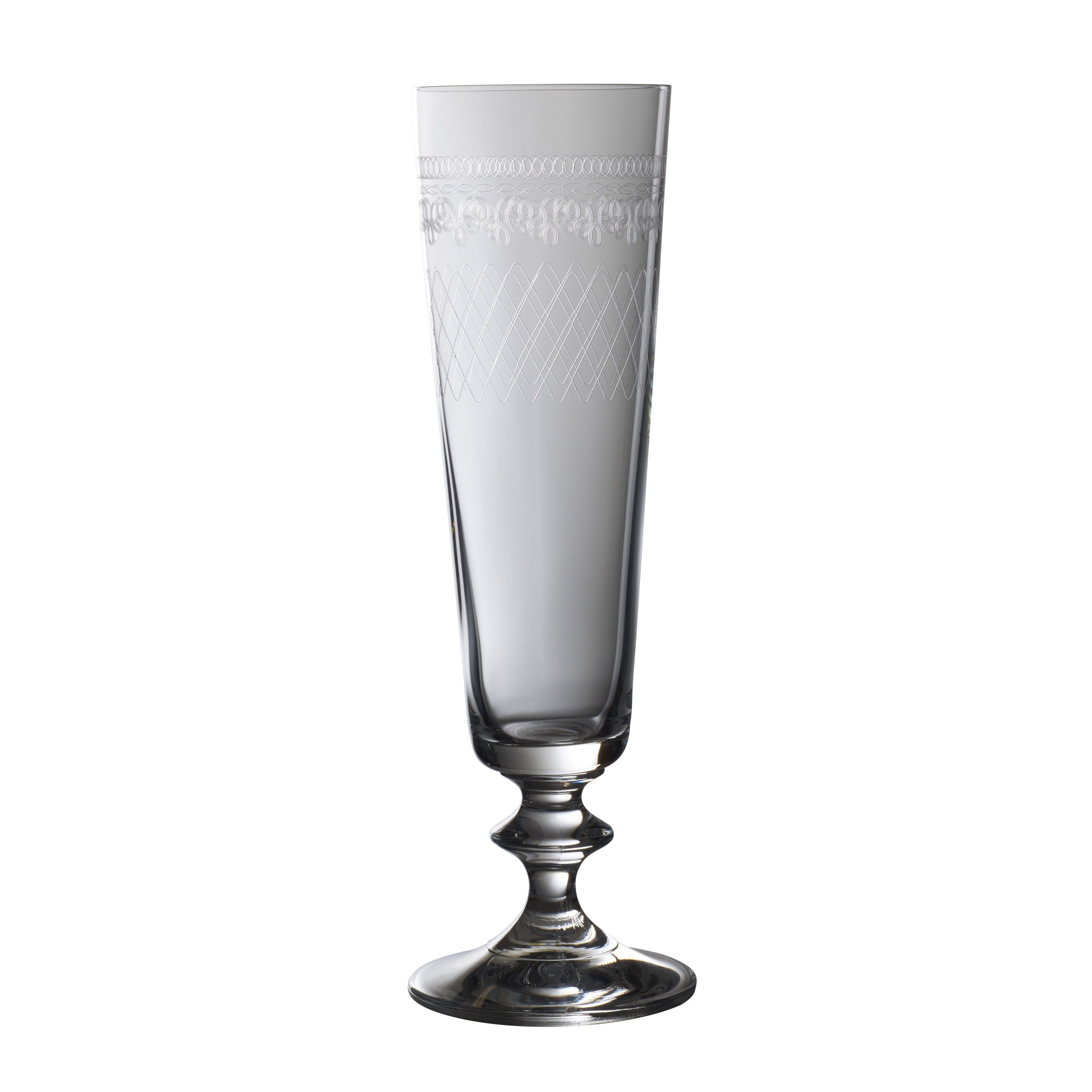 Urban Bar 1910 Umbo Flute calice champagne 20 cl vetro inciso
