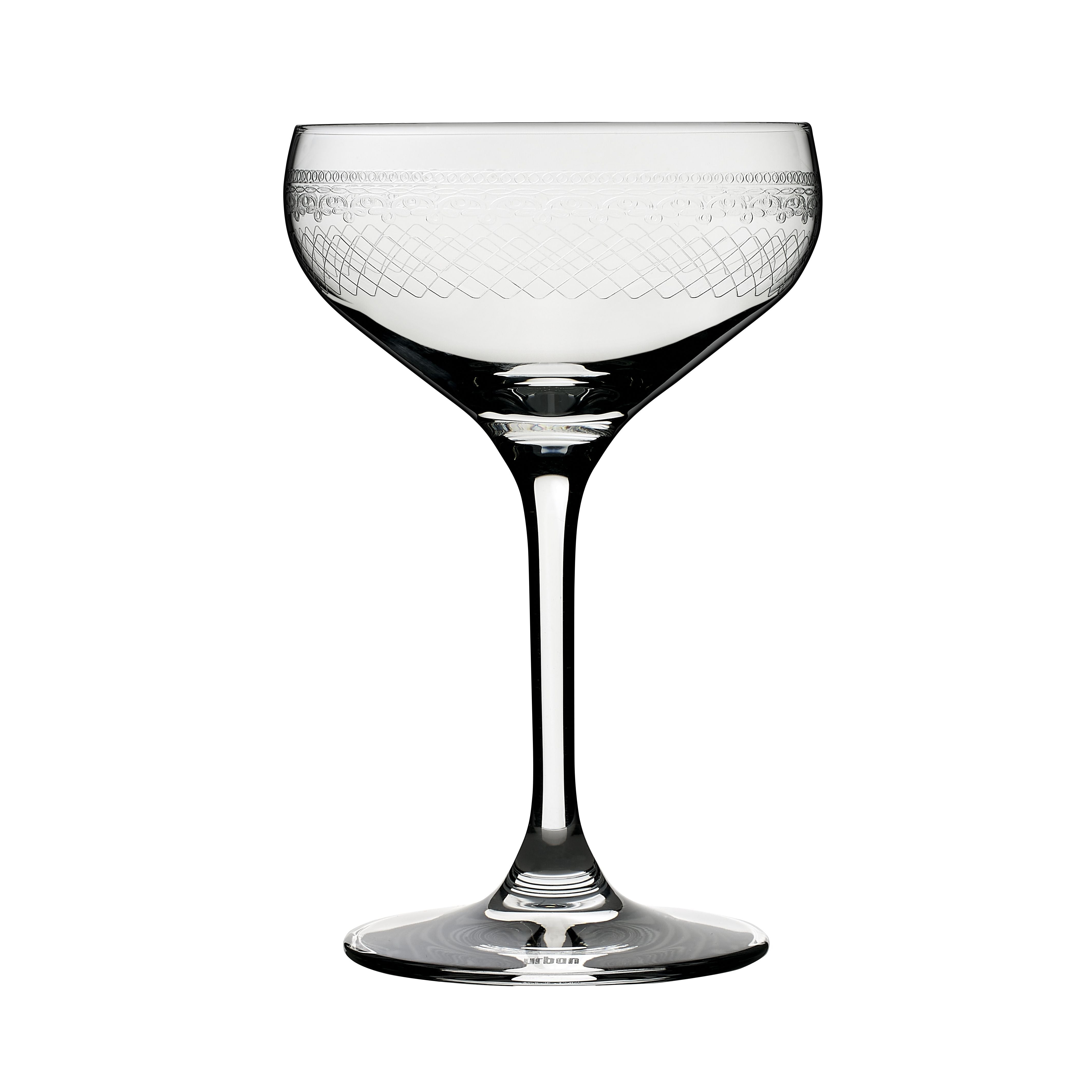 Urban Bar 1910 coppa champagne 15cl cristallo inciso