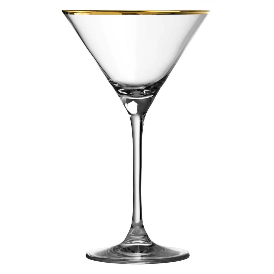 Urban Bar Verdot Coppa Martini Bordo Oro 21 cl 6 pz
