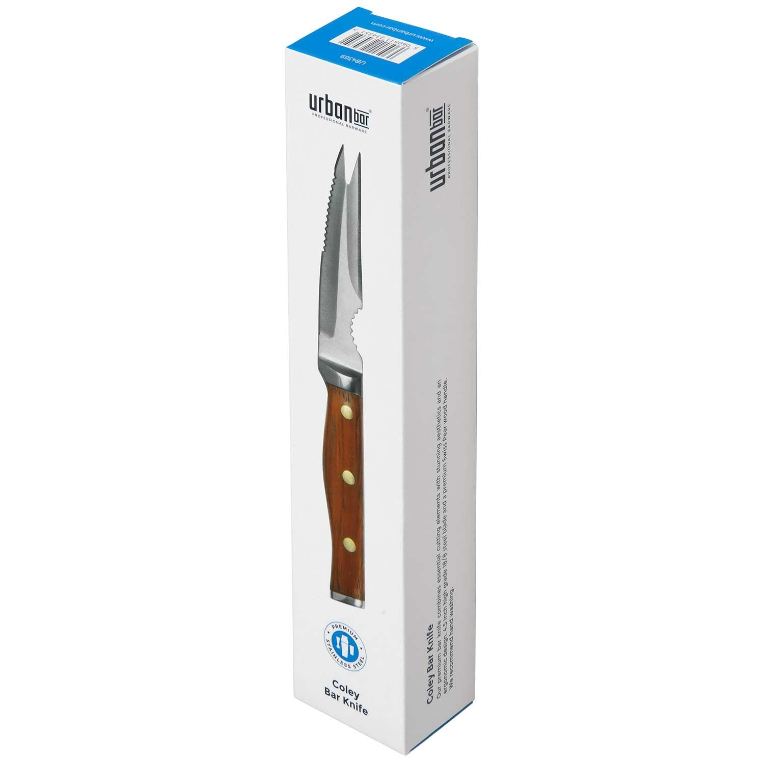 Urban Bar Coley coltello bar 11,5 cm acciaio manico pero