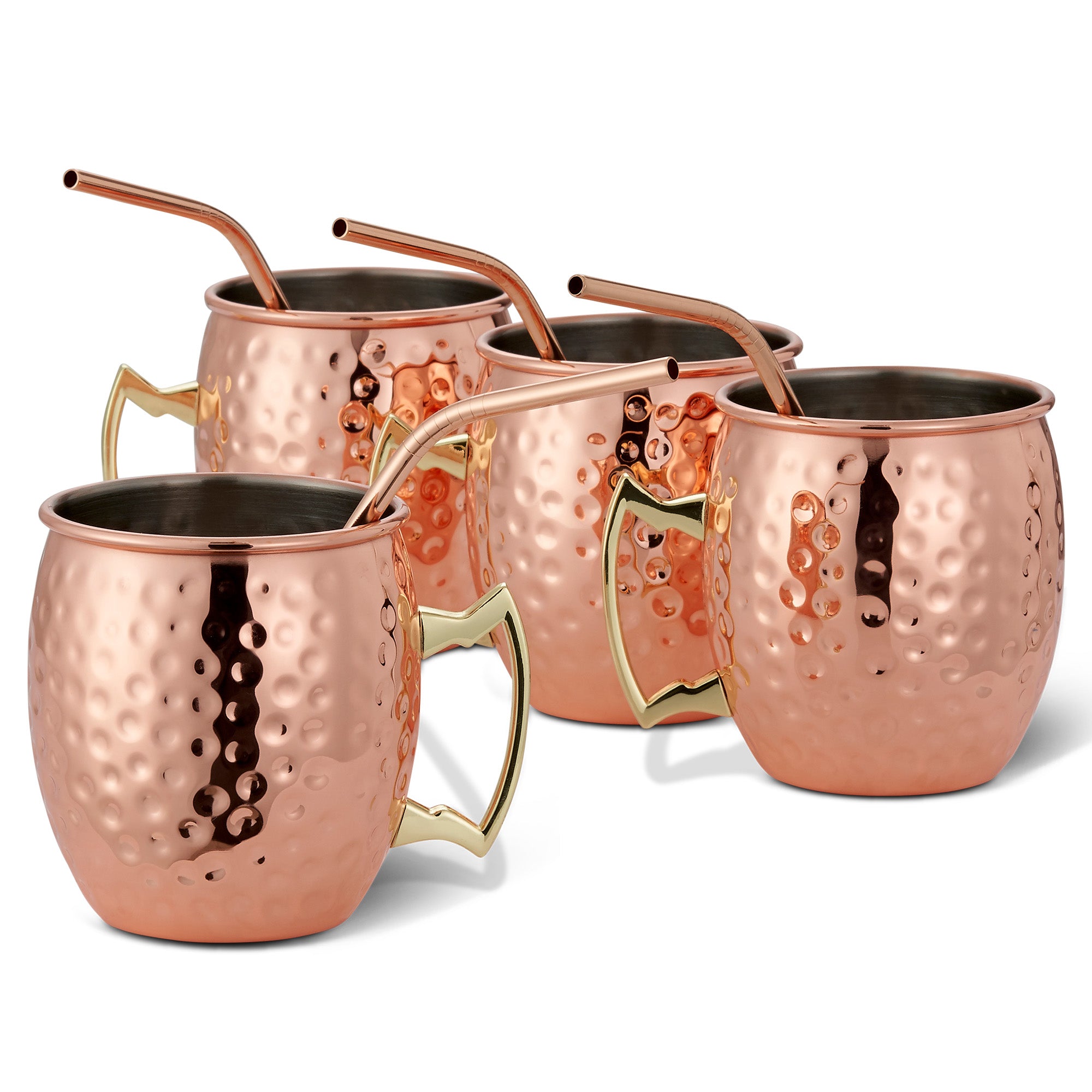 Oak & Steel Tumblers Tazza Moscow Mule Acciaio 4 Pezzi
