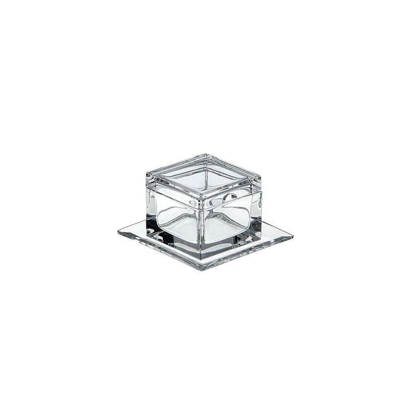ColleVilca Cubo formaggera in cristallo d 17 cm