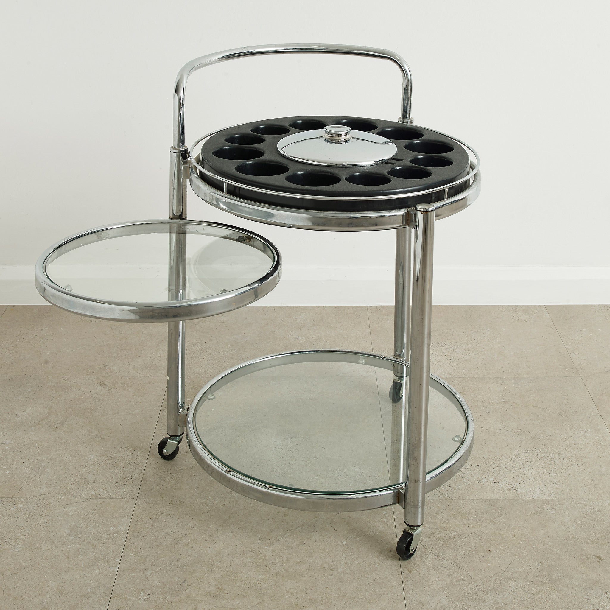 Urban Bar Retro Carrello Bar Anni 50 per 10 Bottiglie
