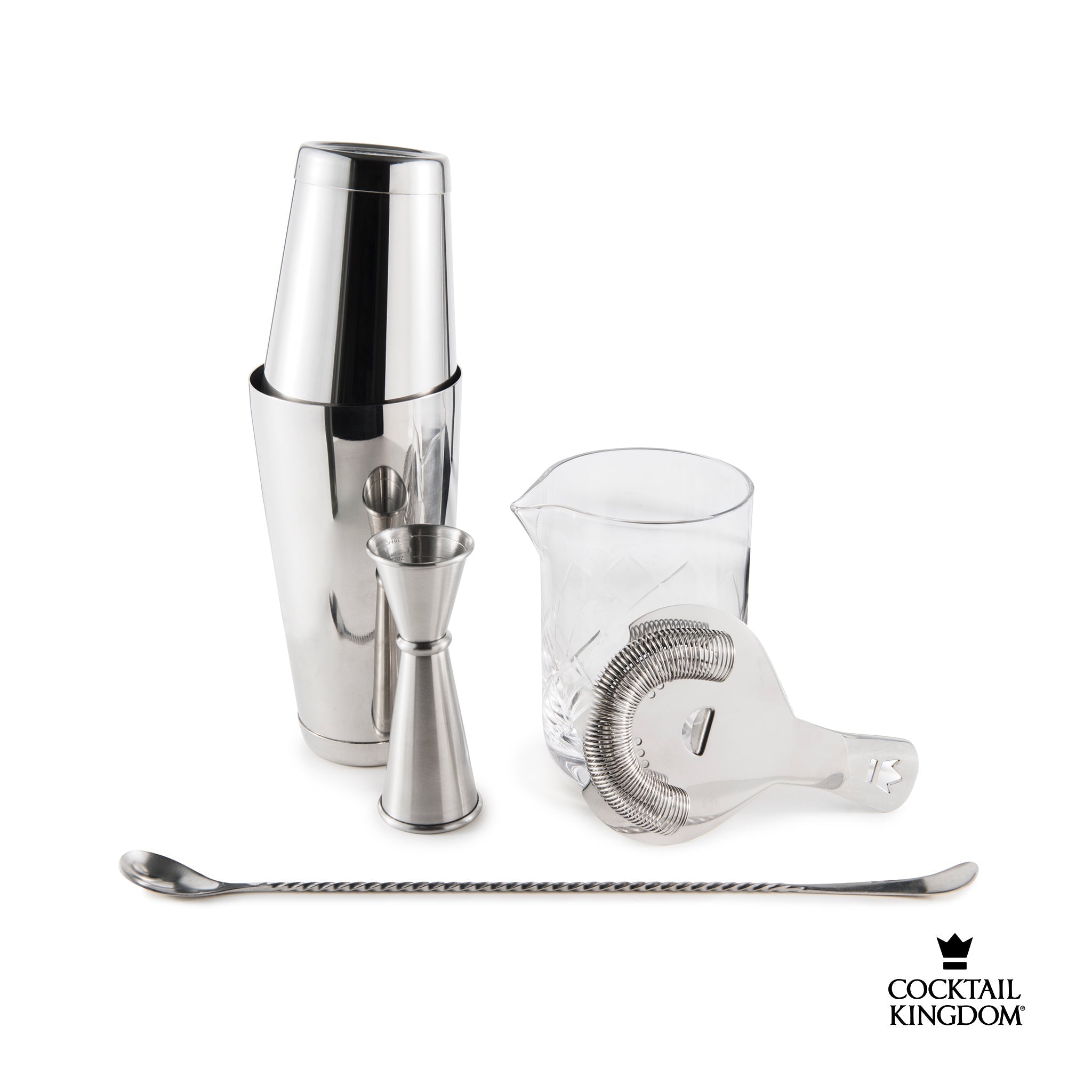 Cocktail Kingdom Set Cocktail Acciaio 5 pz Essential
