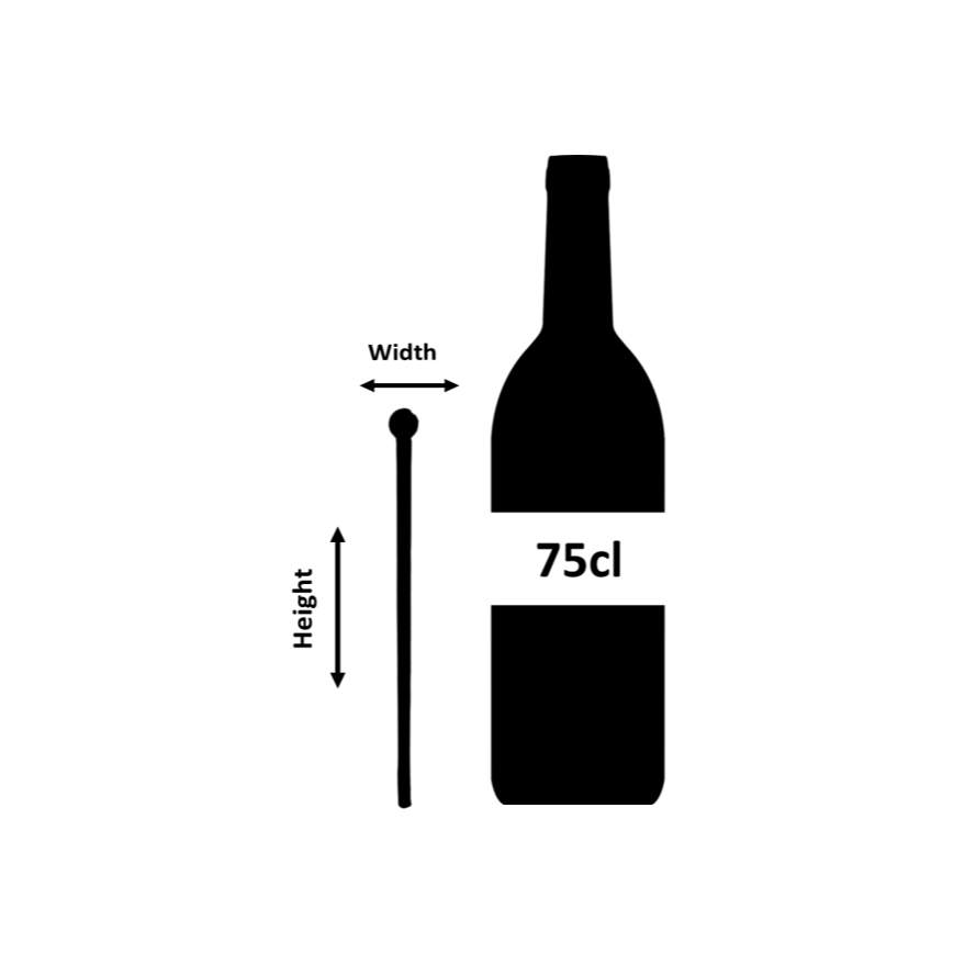 Urban Bar Stirrer paline vetro 18cm 6 pezzi borosilicato