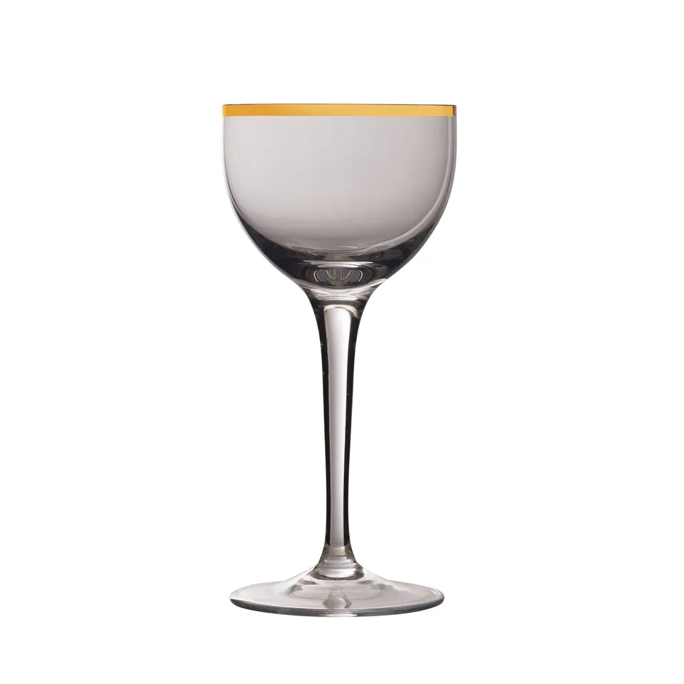 Urban Bar Alto Gold Rim bicchiere cocktail 17cl 4 pezzi cristallo