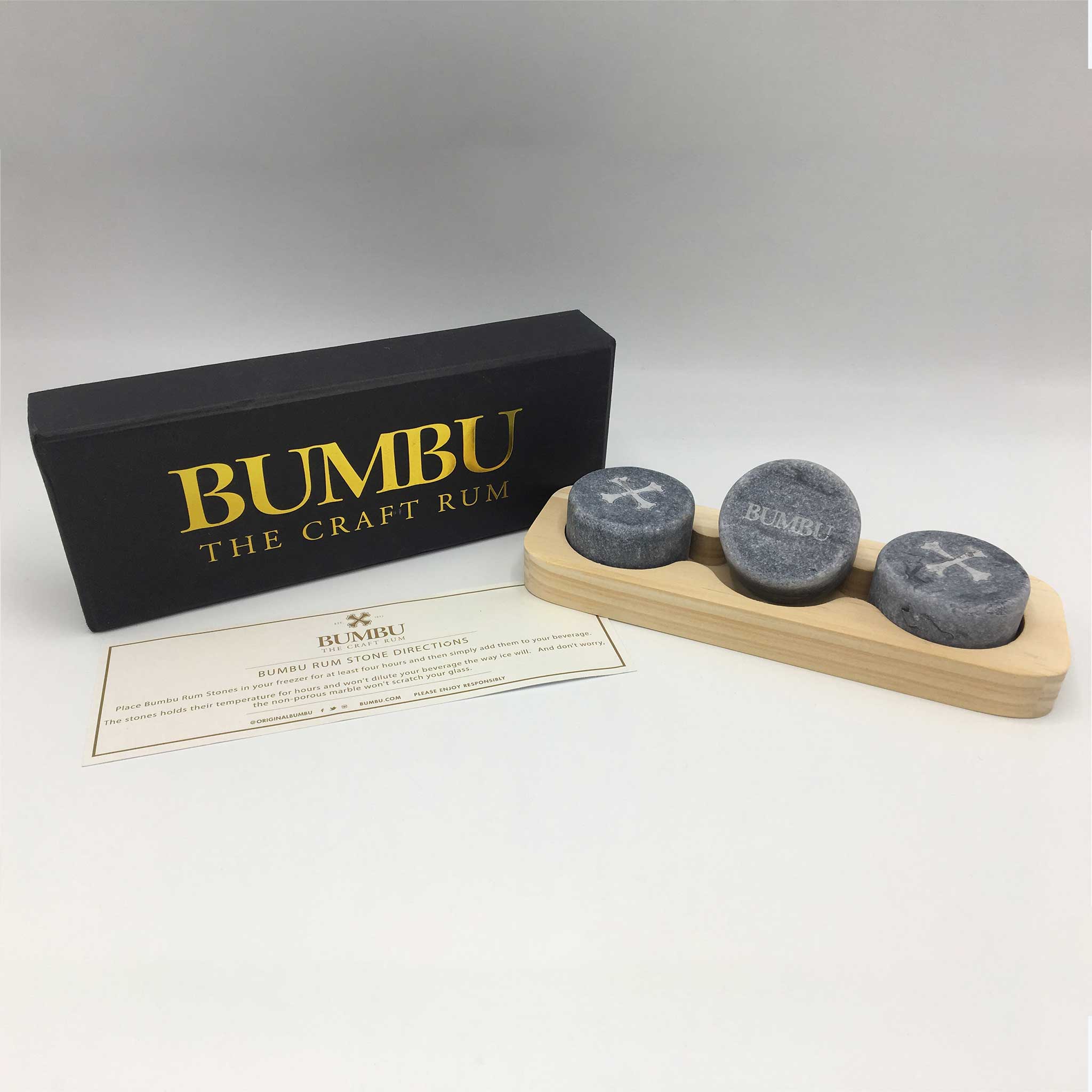 Bumbbu Buckets Barware Rum Stones pietre whisky set