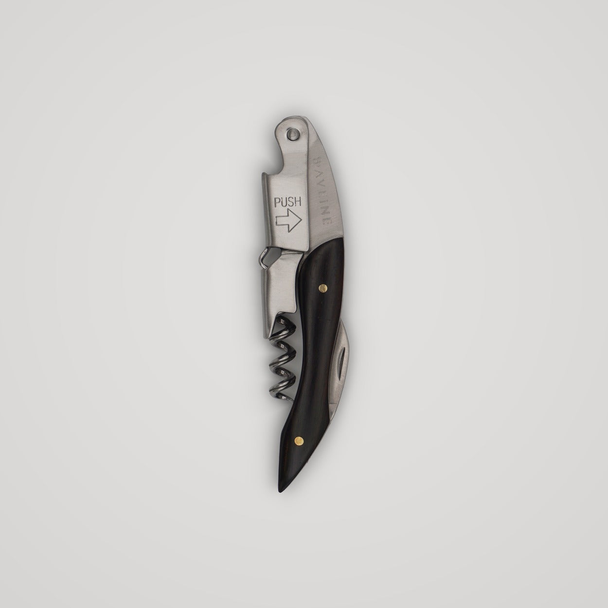 Aveine Accessories Cavatappi Cameriere in Legno Doppia Leva
