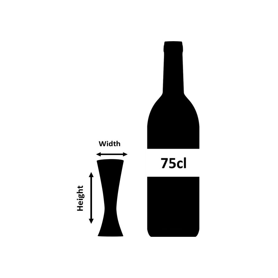 Urban Bar Aero Jigger 25ml/50ml misurino acciaio 25/50