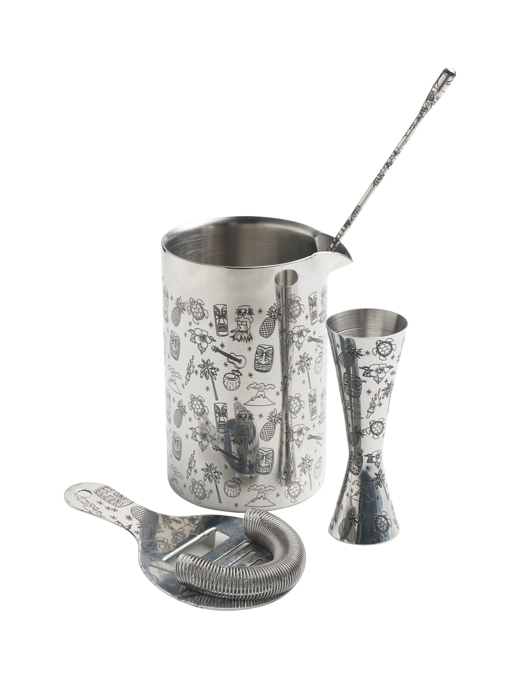 Urban Bar Tiki mixing tin shaker 70cl acciaio doppia parete