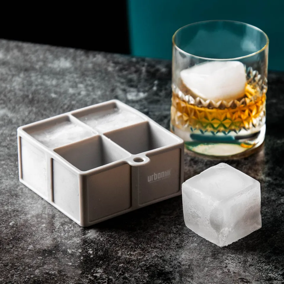 Urban Bar stampo ghiaccio silicone 4 cubetti 4,3cm