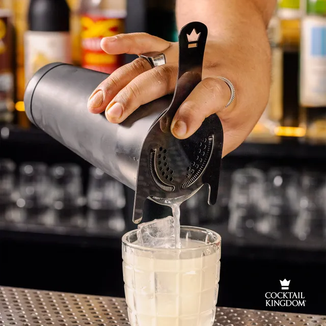Cocktail Kingdom Koriko Colino Hawthorne Nero 2 Rebbi Acciaio