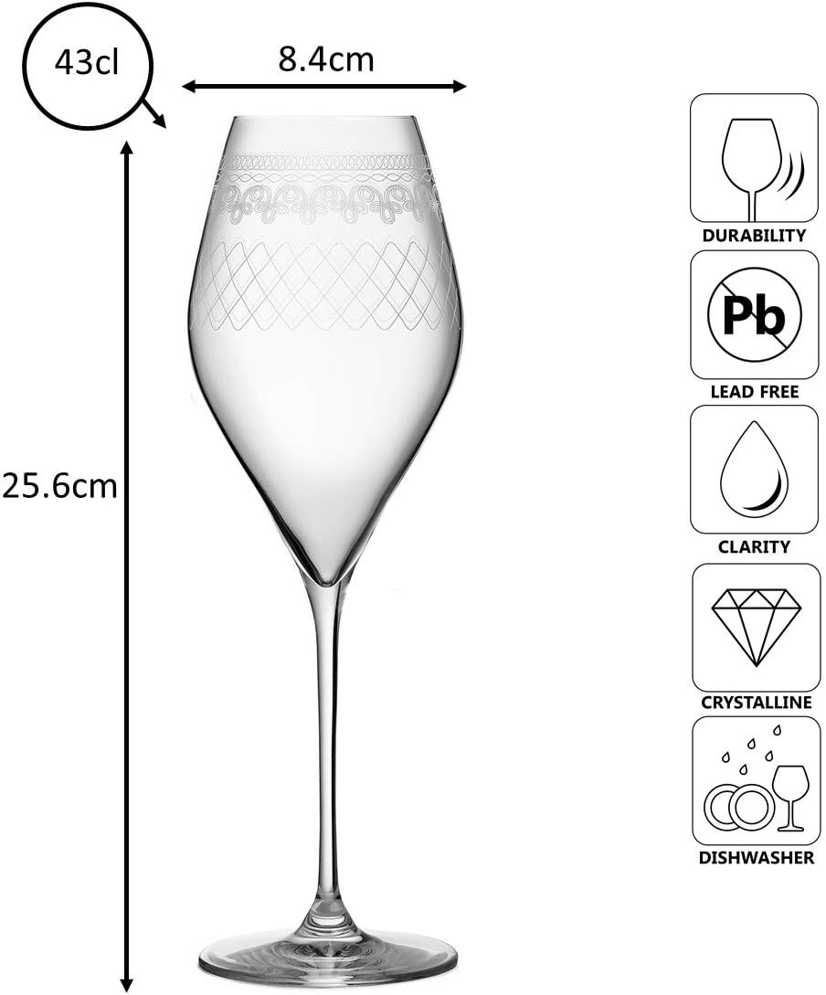 Urban Bar 1910 Bacci bicchiere vino cristallo 43cl