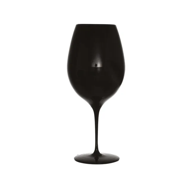 ColleVilca Montalcino calice Brunello nero vetro h 24 cm