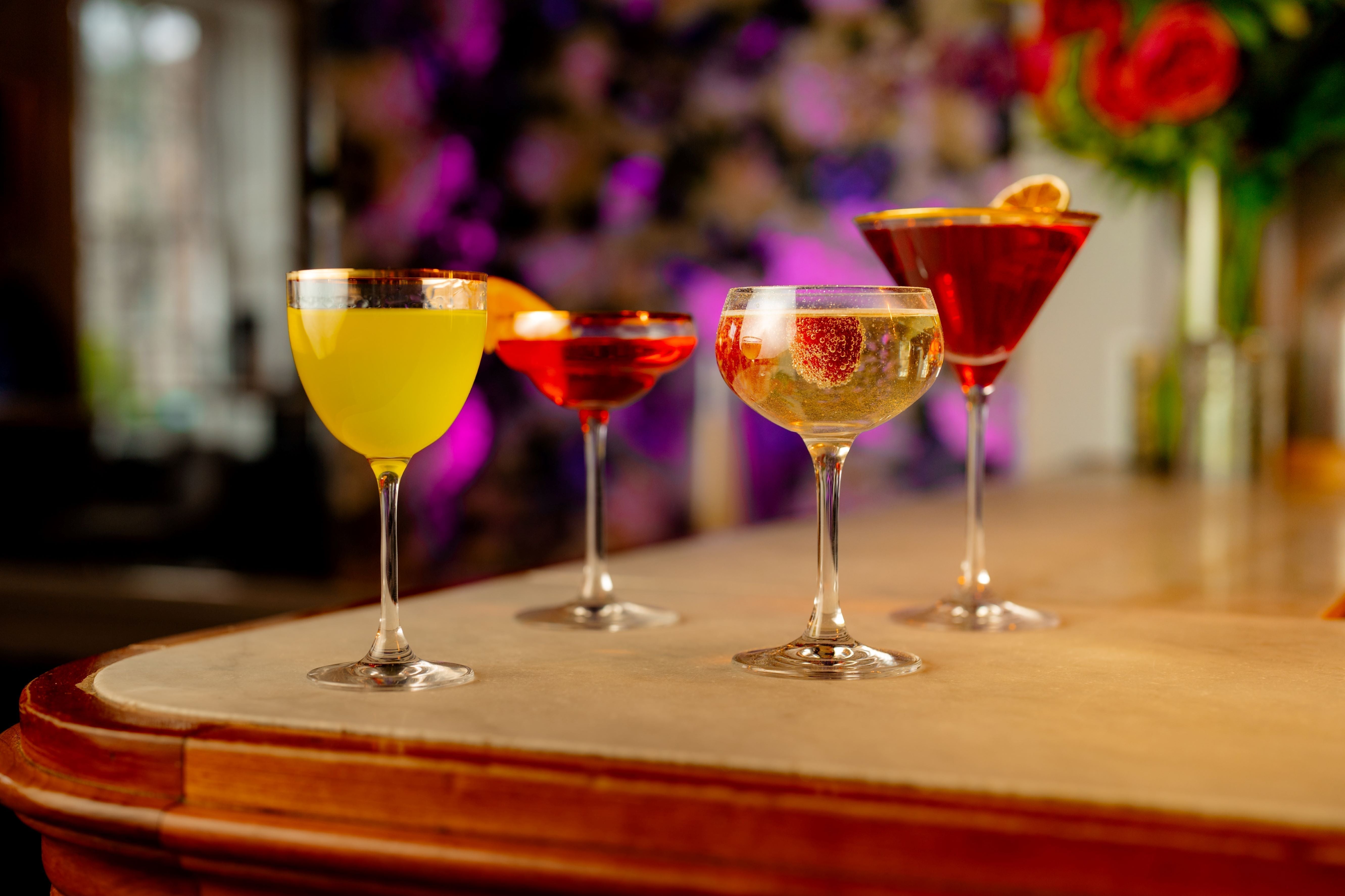 Urban Bar Gold Rim Nick & Nora calice cocktail cristallo 17cl oro