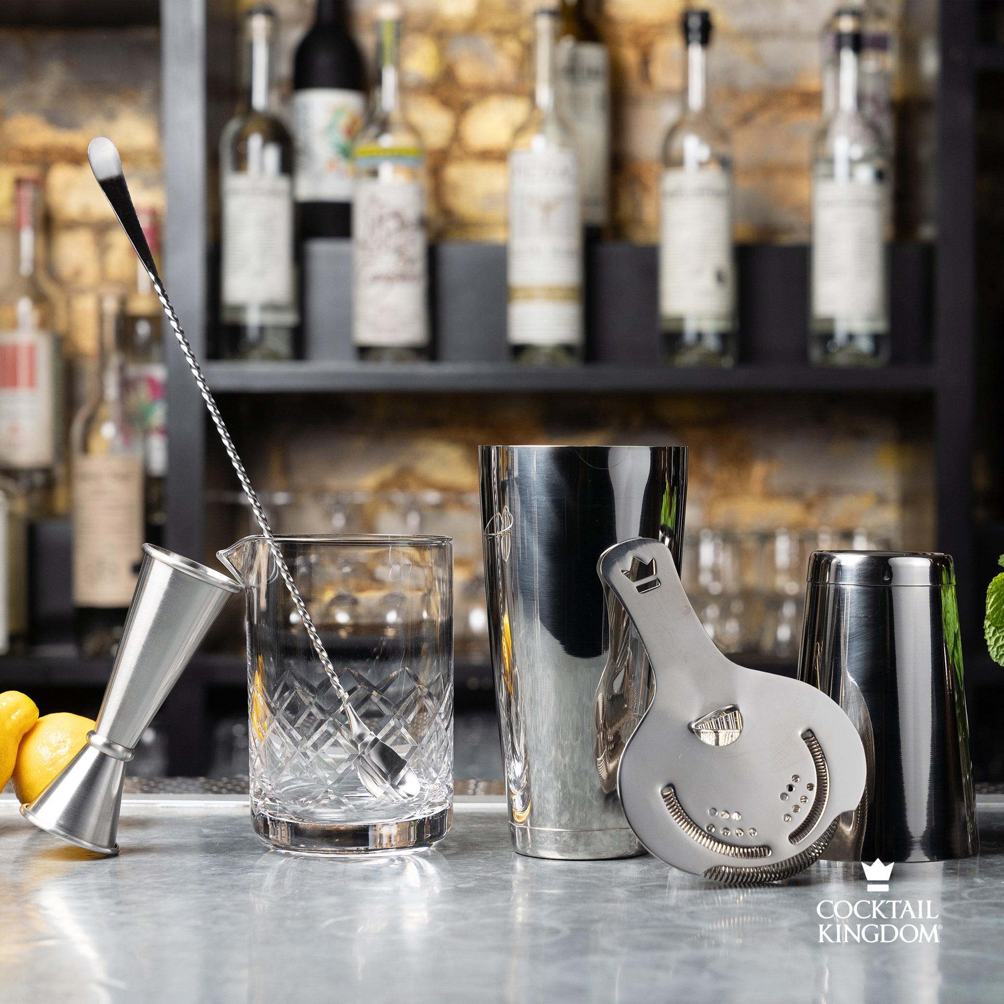 Cocktail Kingdom Set Cocktail Acciaio 5 pz Essential