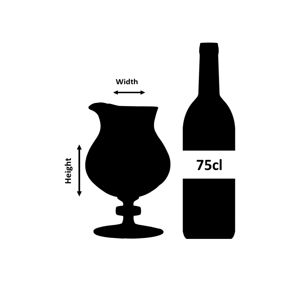 Urban Bar Coley Gallone Diamond Cut mixing glass 1L vetro
