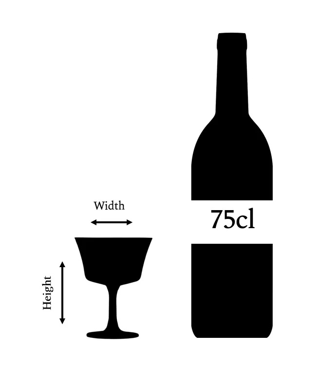Urban Bar 1920 Fizz 20cl coppa cocktail in cristallo