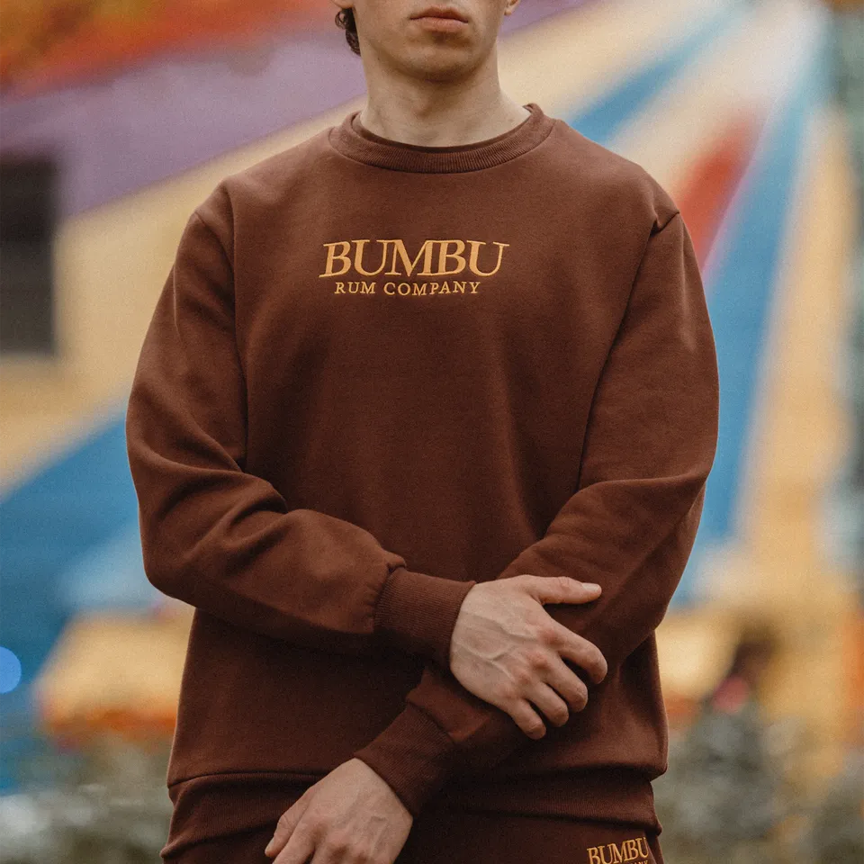 Bumbbu Logo Sweatshirt felpa girocollo taglia M