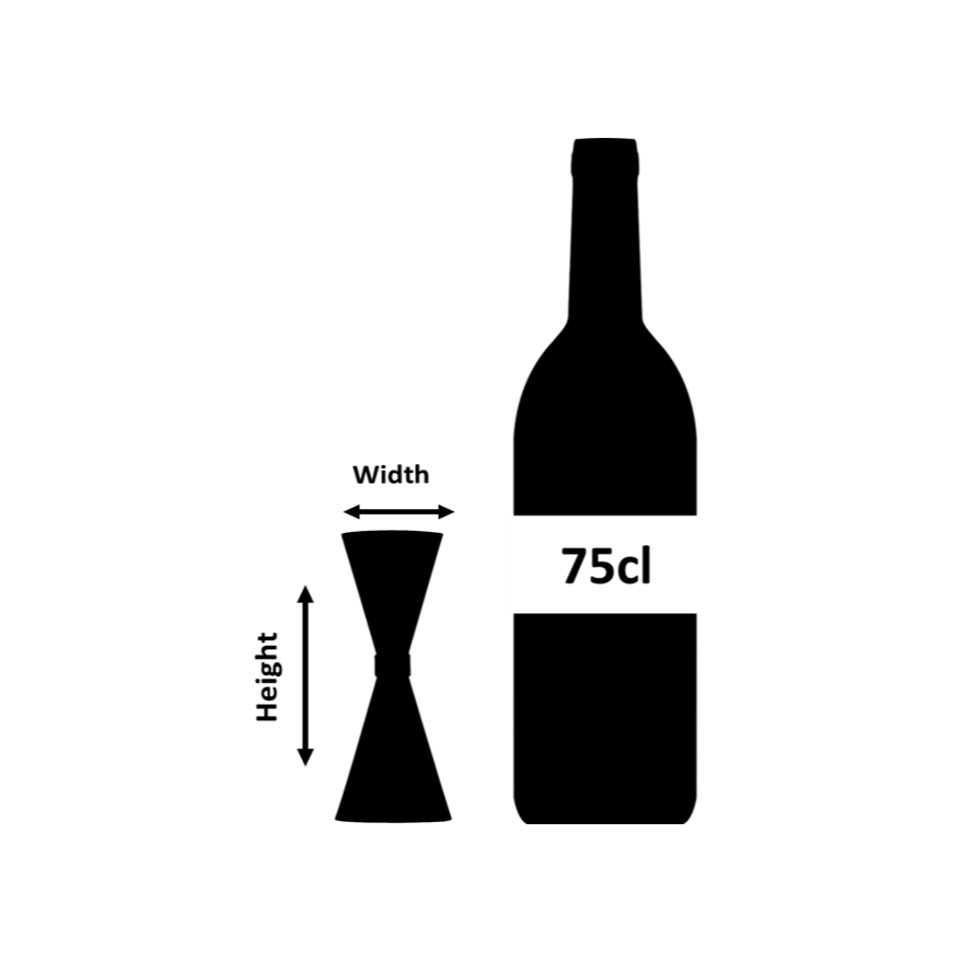 Urban Bar Mr Slim Jigger 30/45ml Misurino Cocktail Acciaio