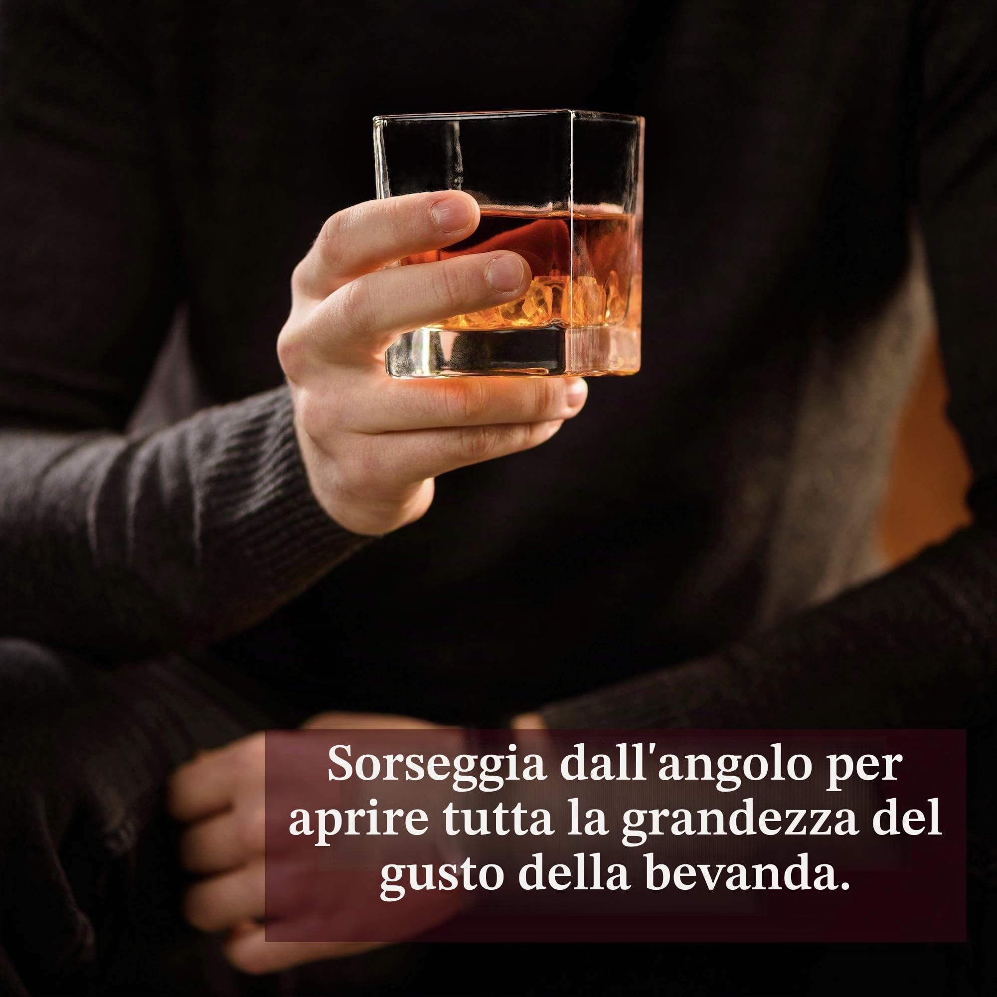 Kemstood Whiskey Glasses tumbler whisky 4 pz 230 ml vetro