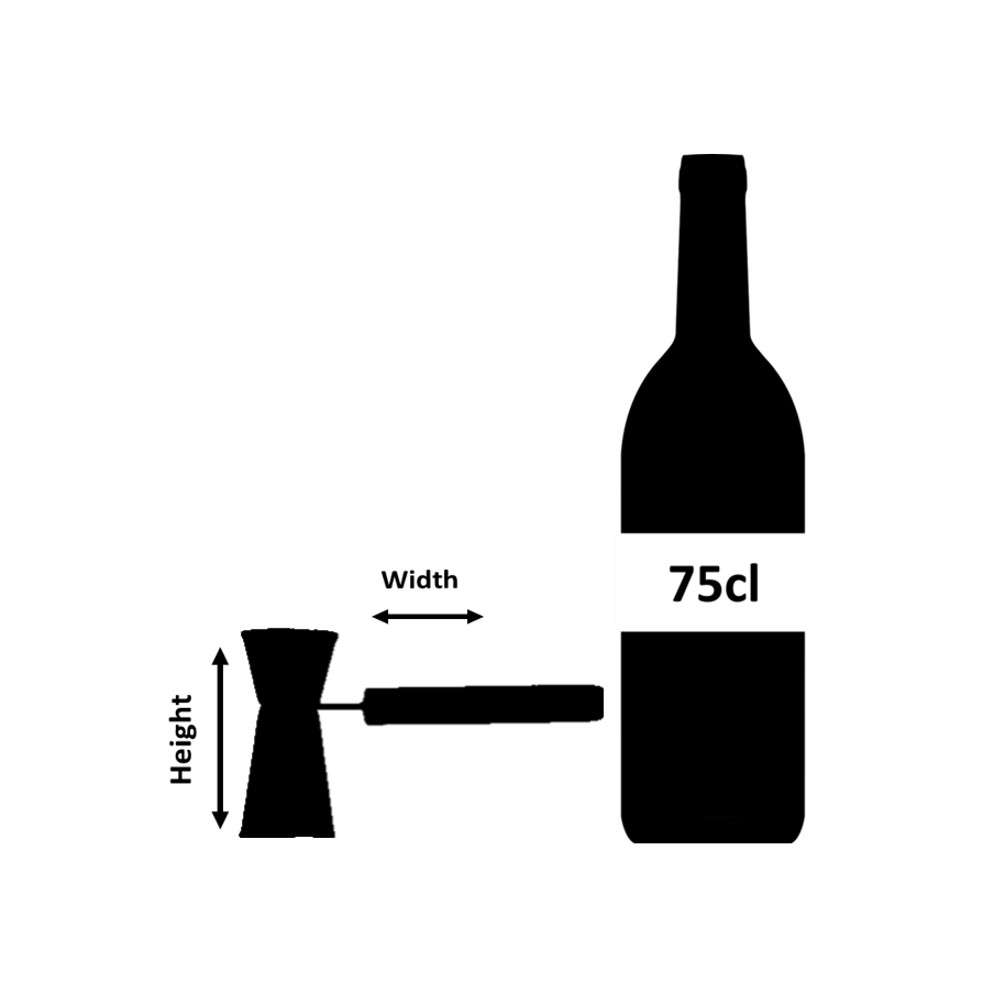 Urban Bar Hammer jigger miscelatore 25/50ml manico acciaio