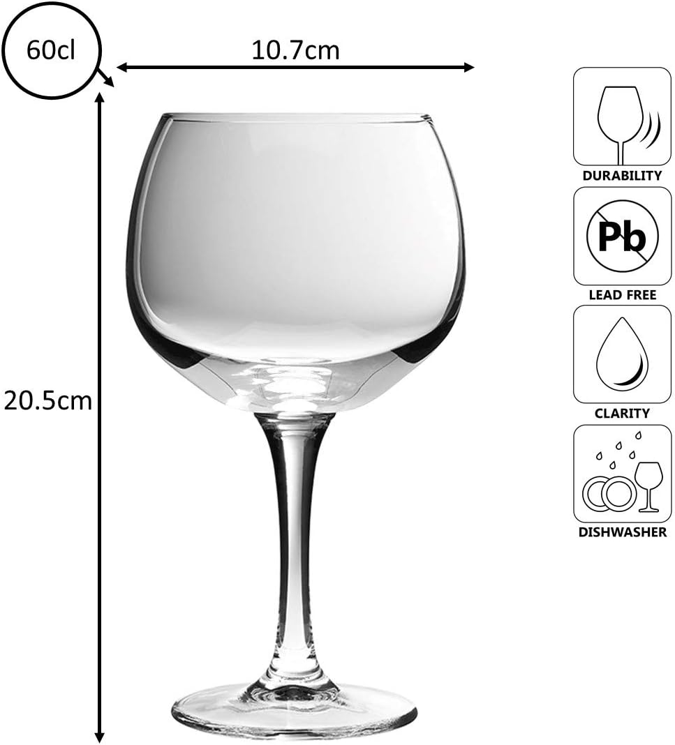 Urban Bar Mixing Glasses Gin Balloon Mixer bicchiere 60cl per gin tonic