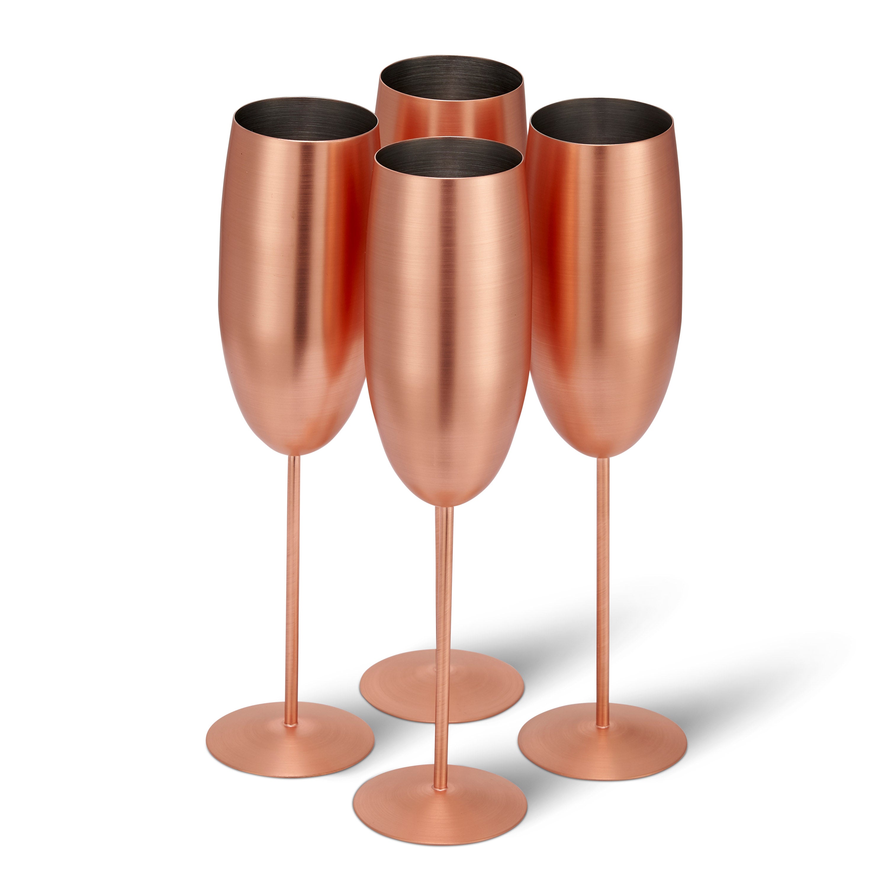 OS Oak & Steel Flutes flute champagne oro rosa opaco 4 pezzi