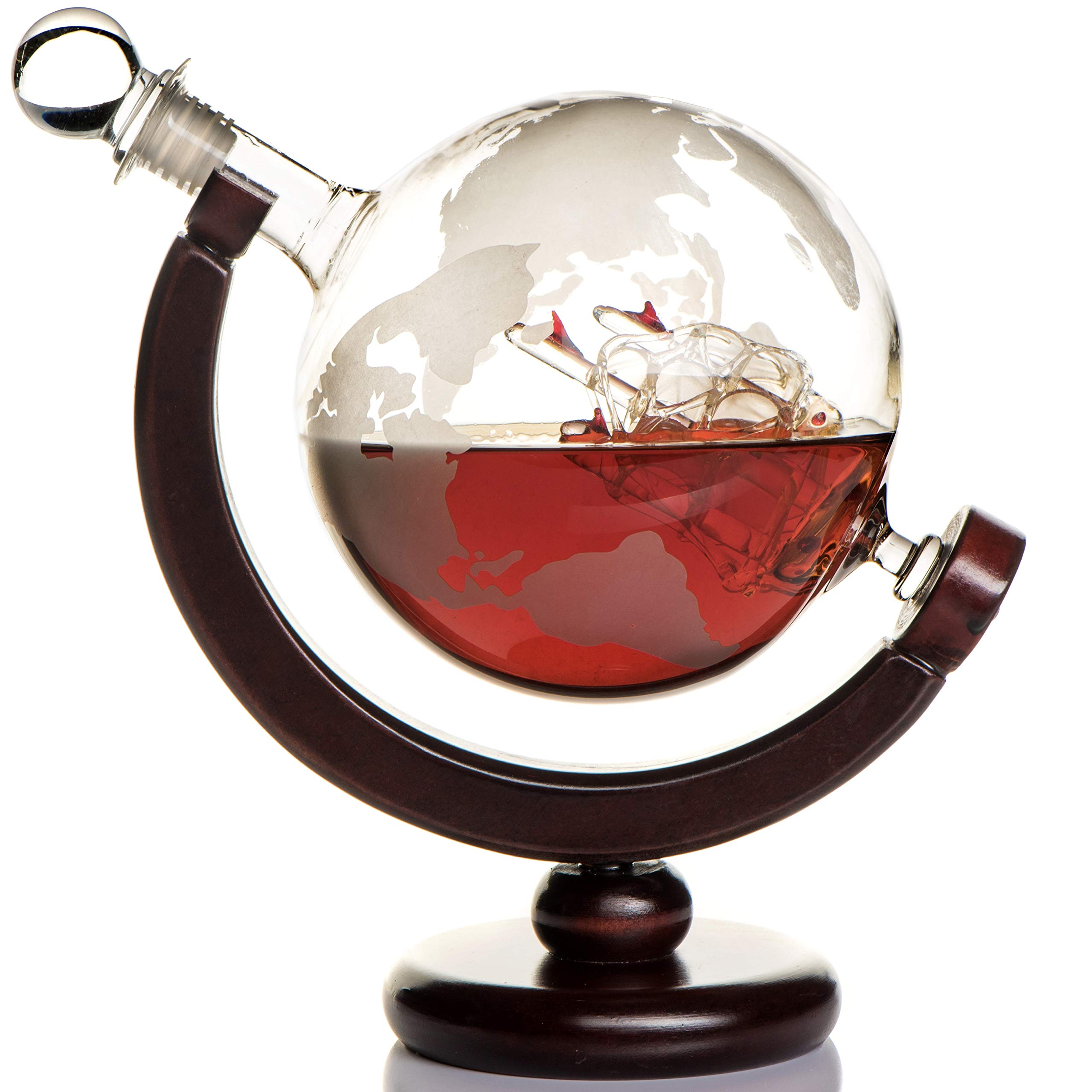 Kemstood Decanter Set decanter whisky globo 850 ml vetro