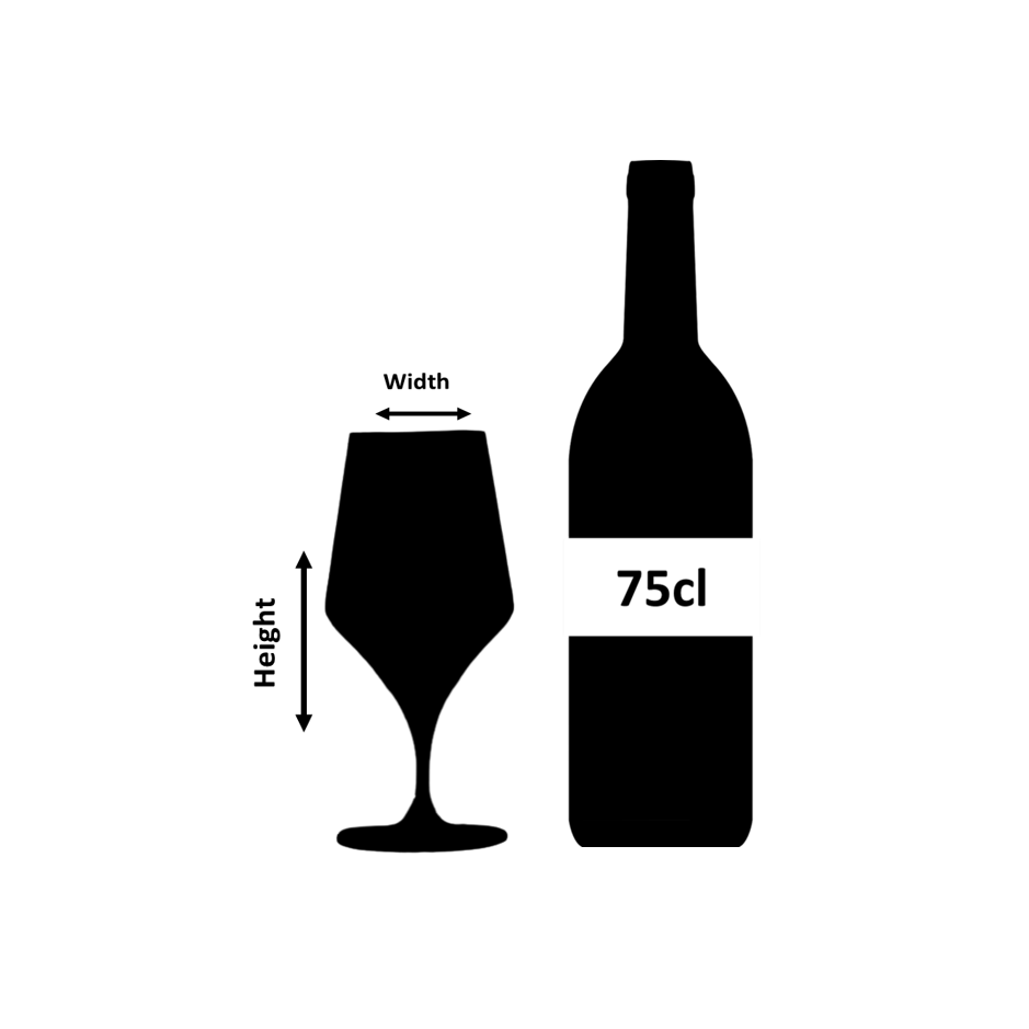 Urban Bar Bacci Crystal Water Glass 43cl cristallo