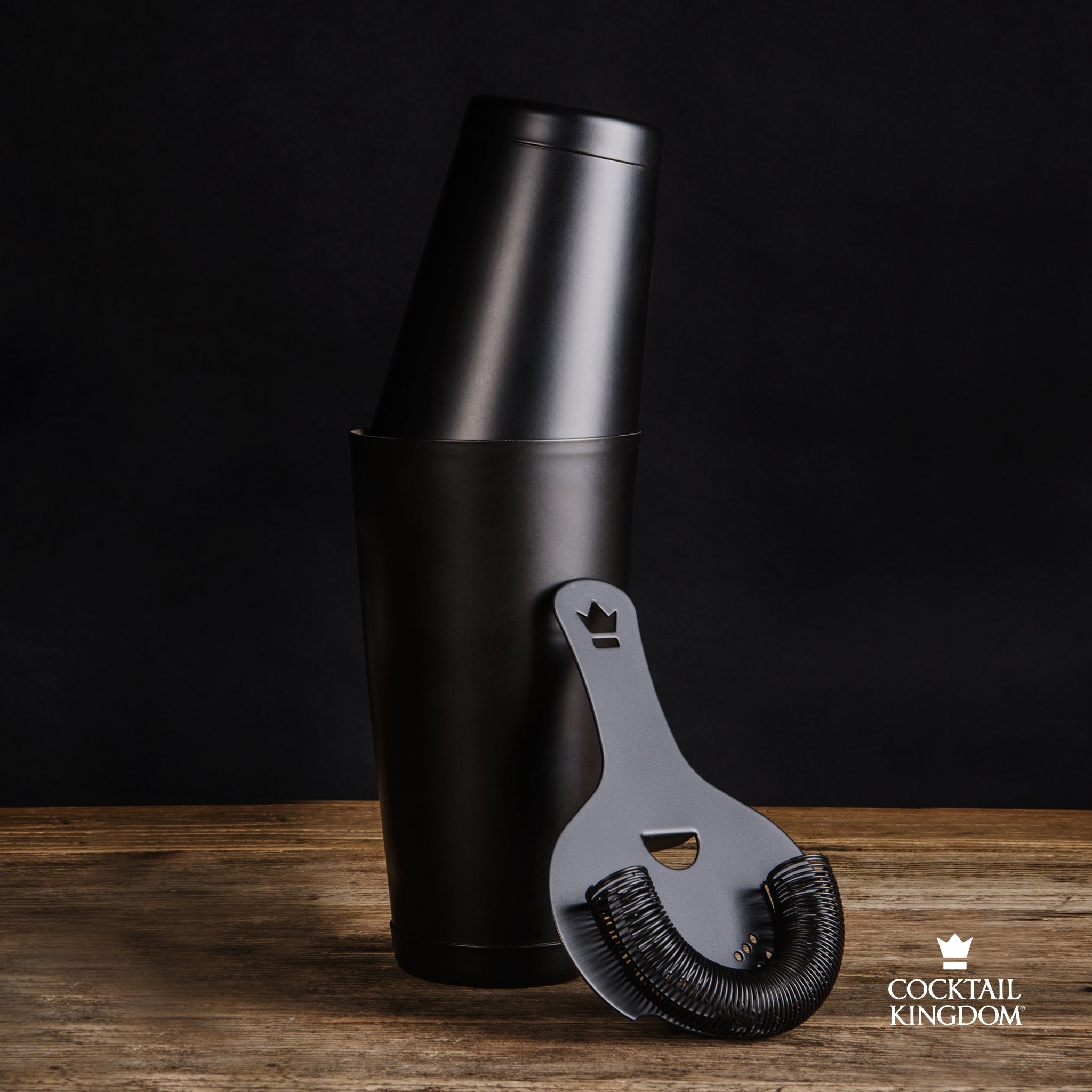 Koriko Weighted shaker 2 tin nero opaco