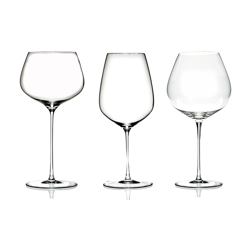 ColleVilca Tasting Stellare calice rosso cristallo h 25 cm