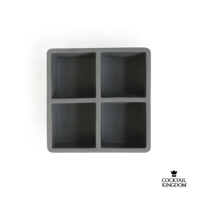 Cocktail Kingdom stampo ghiaccio cubo 6,35cm grigio