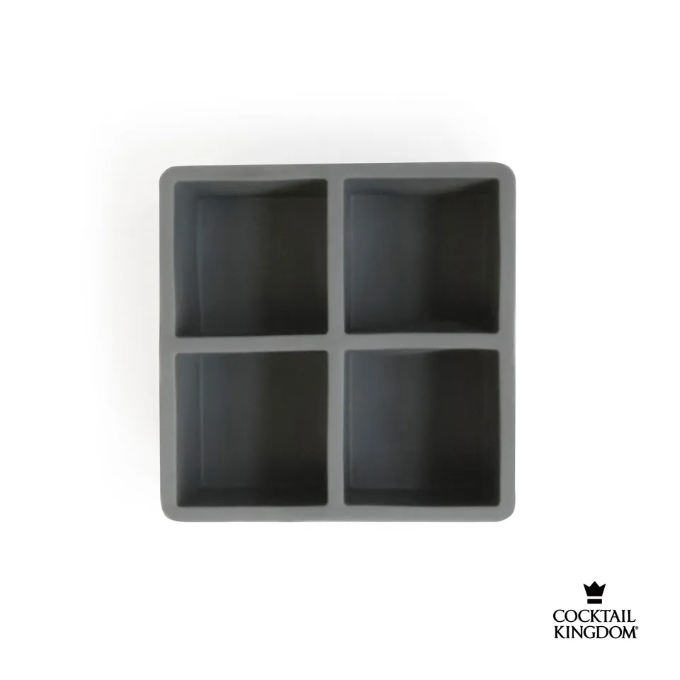 Cocktail Kingdom stampo ghiaccio cubo 6,35cm grigio