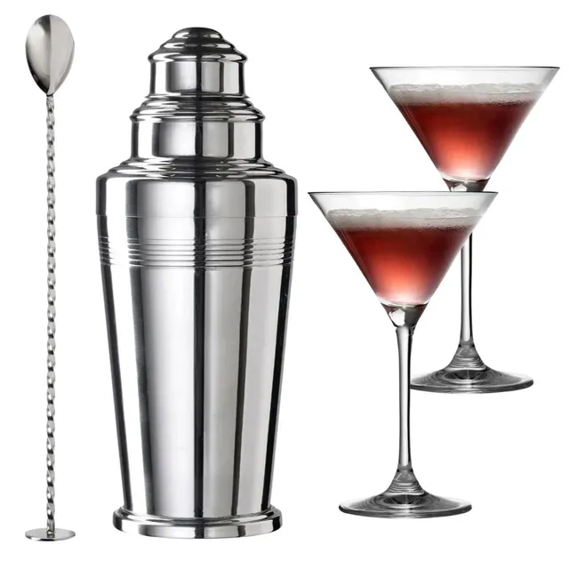 Urban Bar Cocktail Kits Home Cocktail Set shaker 2 calici