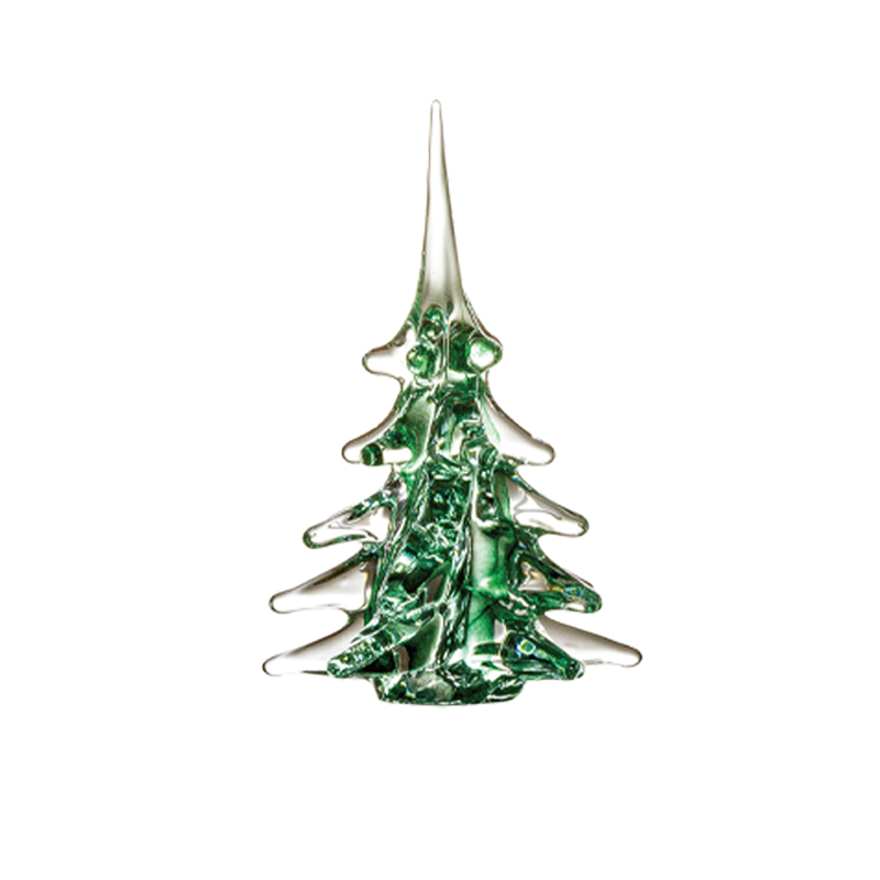 ColleVilca Albero di Natale colorato decorazione vetro