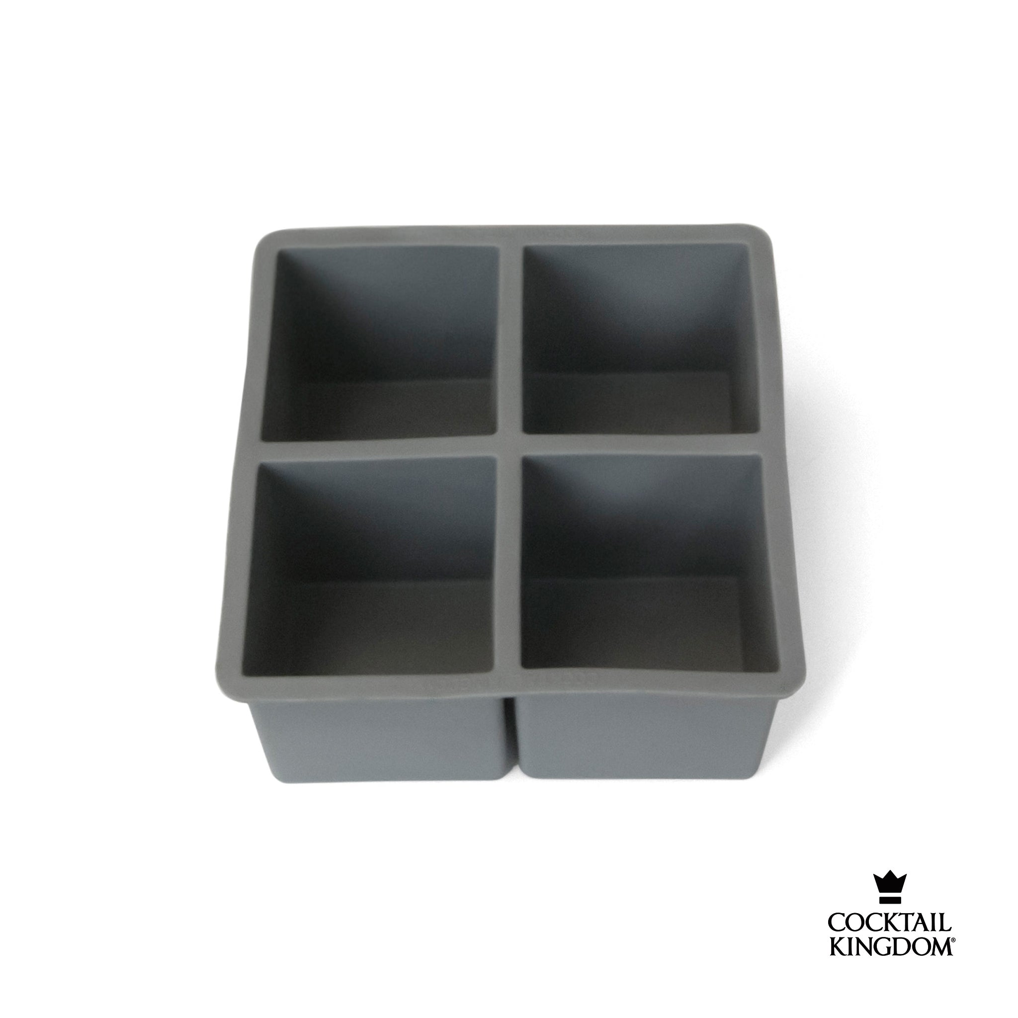 Cocktail Kingdom stampo ghiaccio cubo 6,35cm grigio