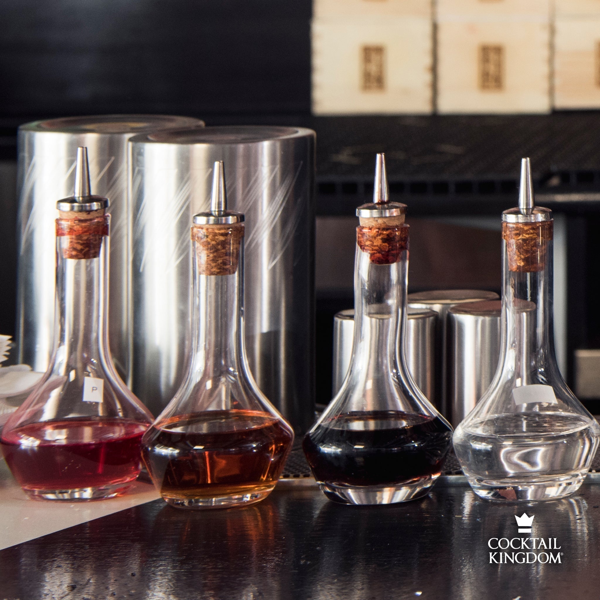 Urban Bar Cocktail Kingdom Dasher Top tappo dosatore acciaio 3 pz
