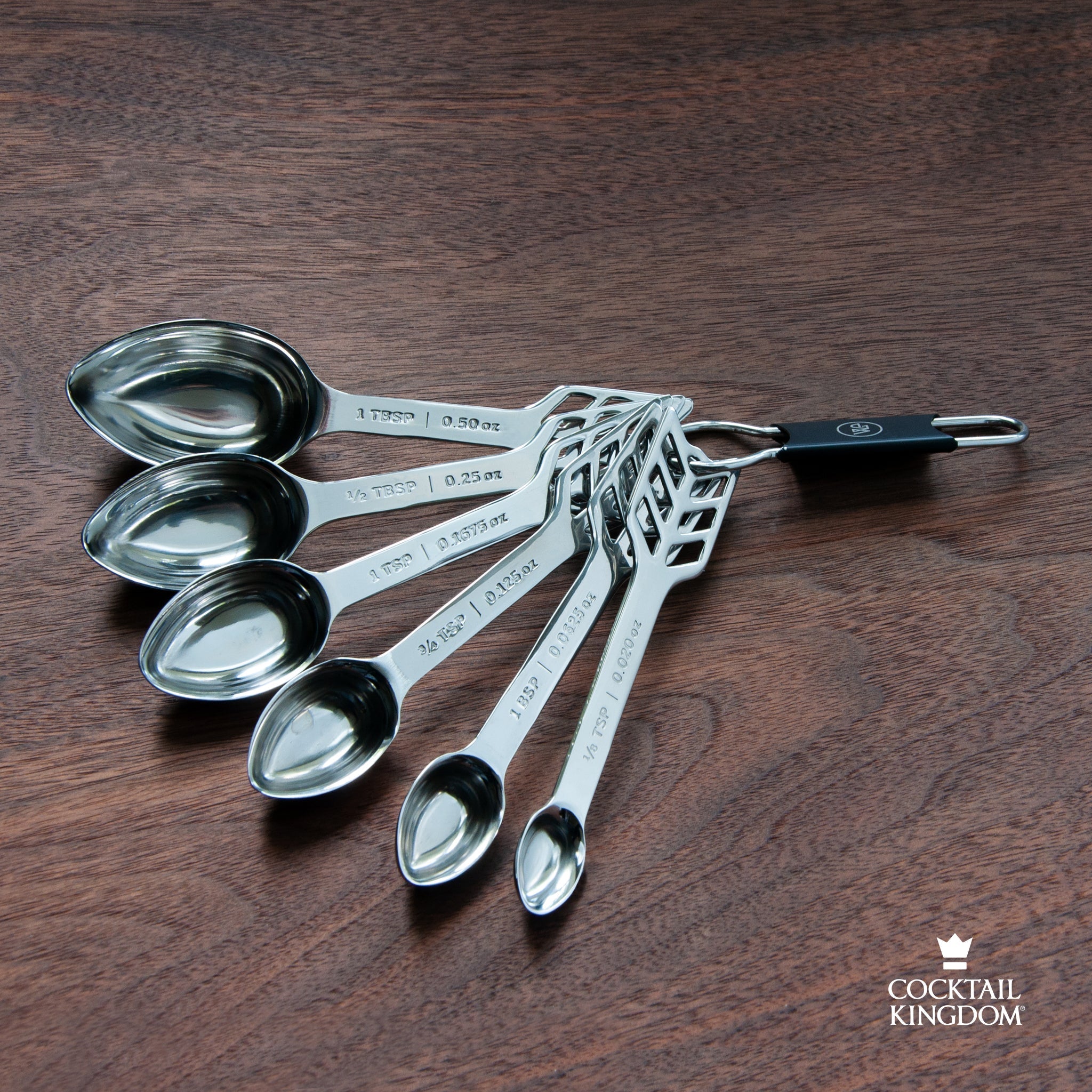 Cocktail Kingdom Meehan Mixology Spoons misurini acciaio