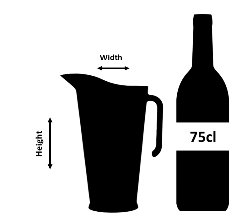 Urban Bar Scandia caraffa cocktail plastica 1,7 L impilabile