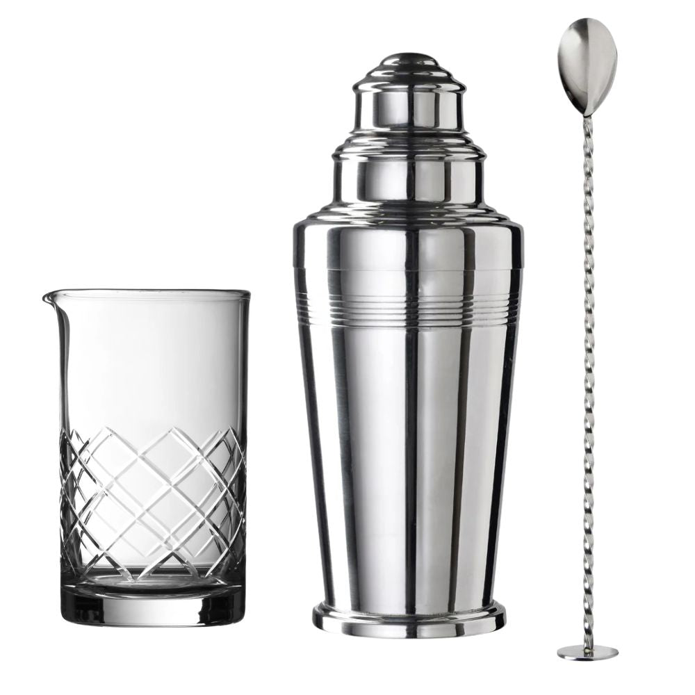 Urban Bar Cocktail Kits Japanese Mixing Glass set cocktail vetro