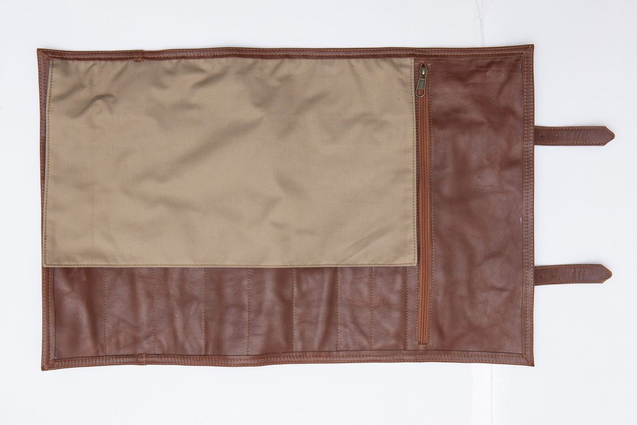 Urban Bar Accessories borsa cuoio attrezzi bar marrone
