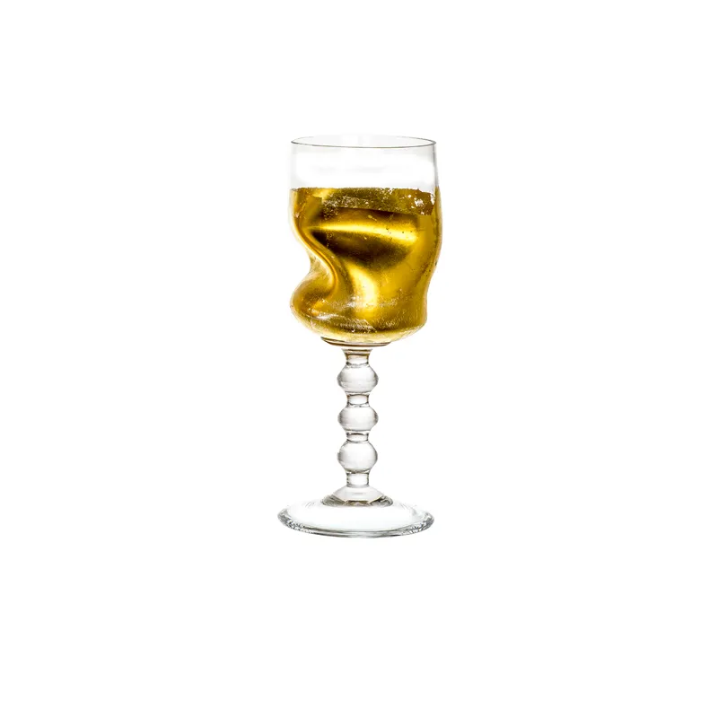 Cristalleria ColleVilca Mida Calice Vino Cristallo Oro 17,4 cm