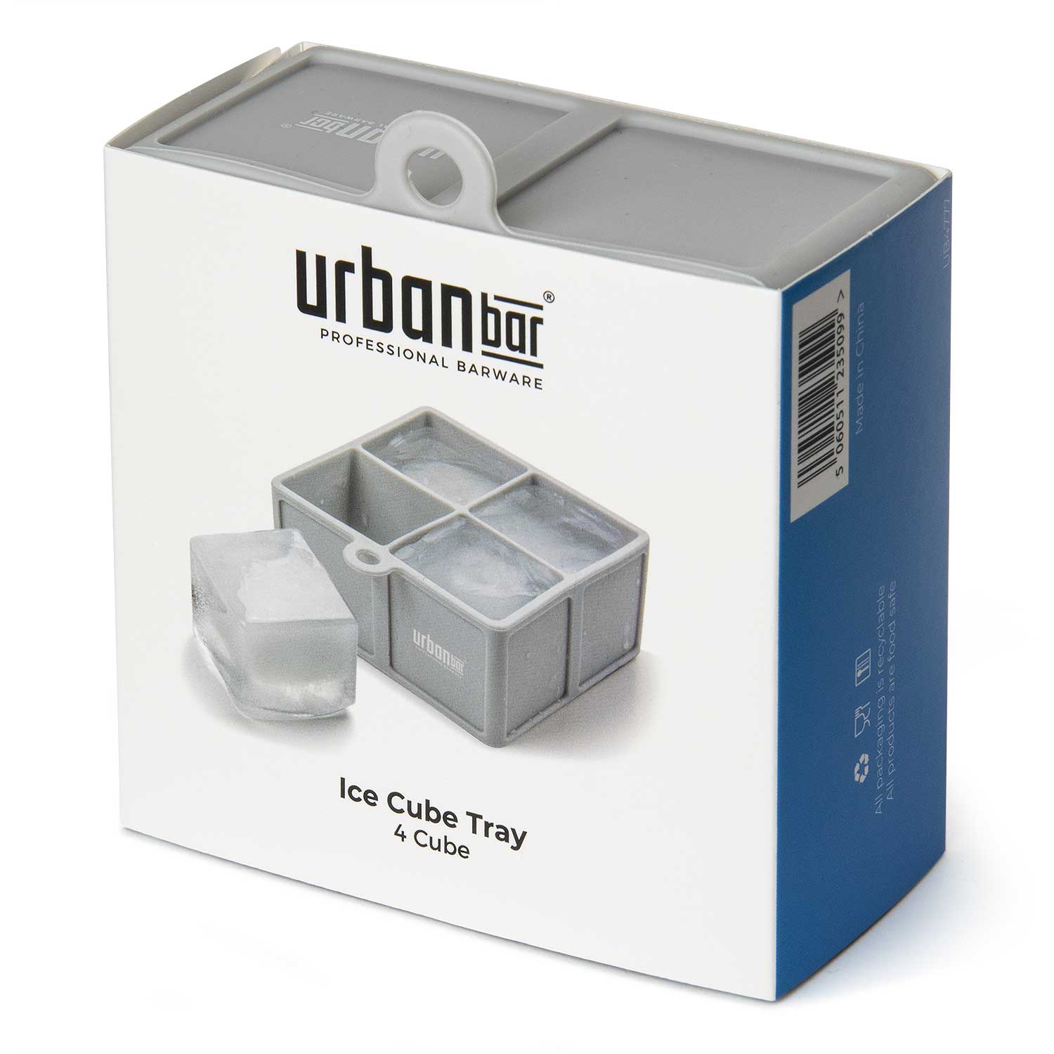 Urban Bar stampo ghiaccio silicone 4 cubetti 4,3cm