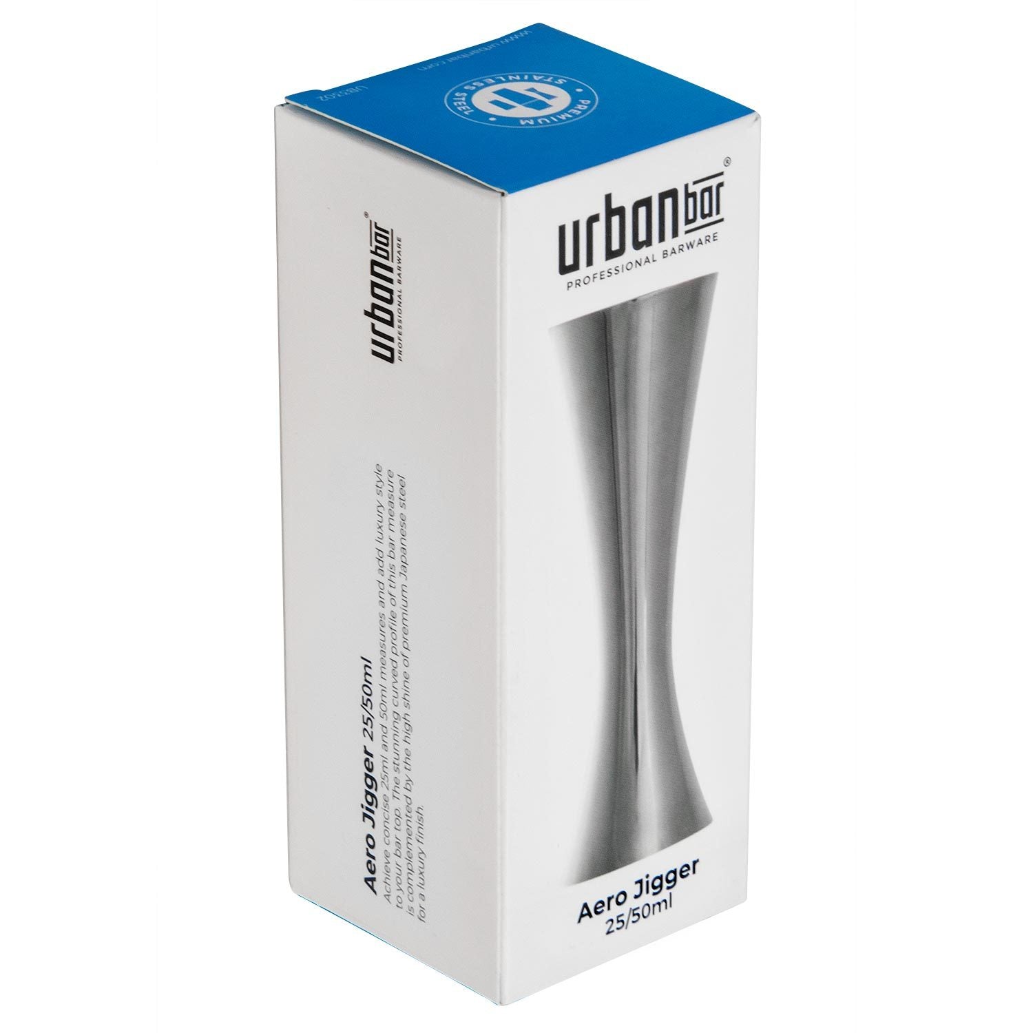 Urban Bar Aero Jigger 25ml/50ml misurino acciaio 25/50