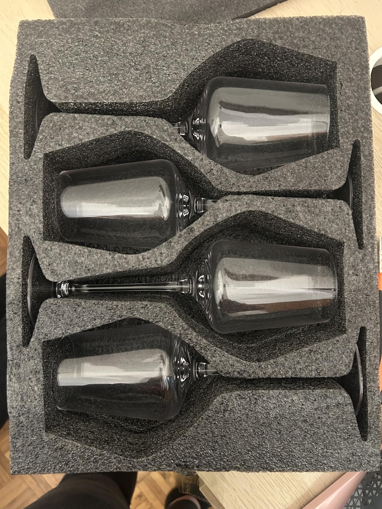Gusto Nostro Stainless Calice Vino Acciaio 4pz Argento