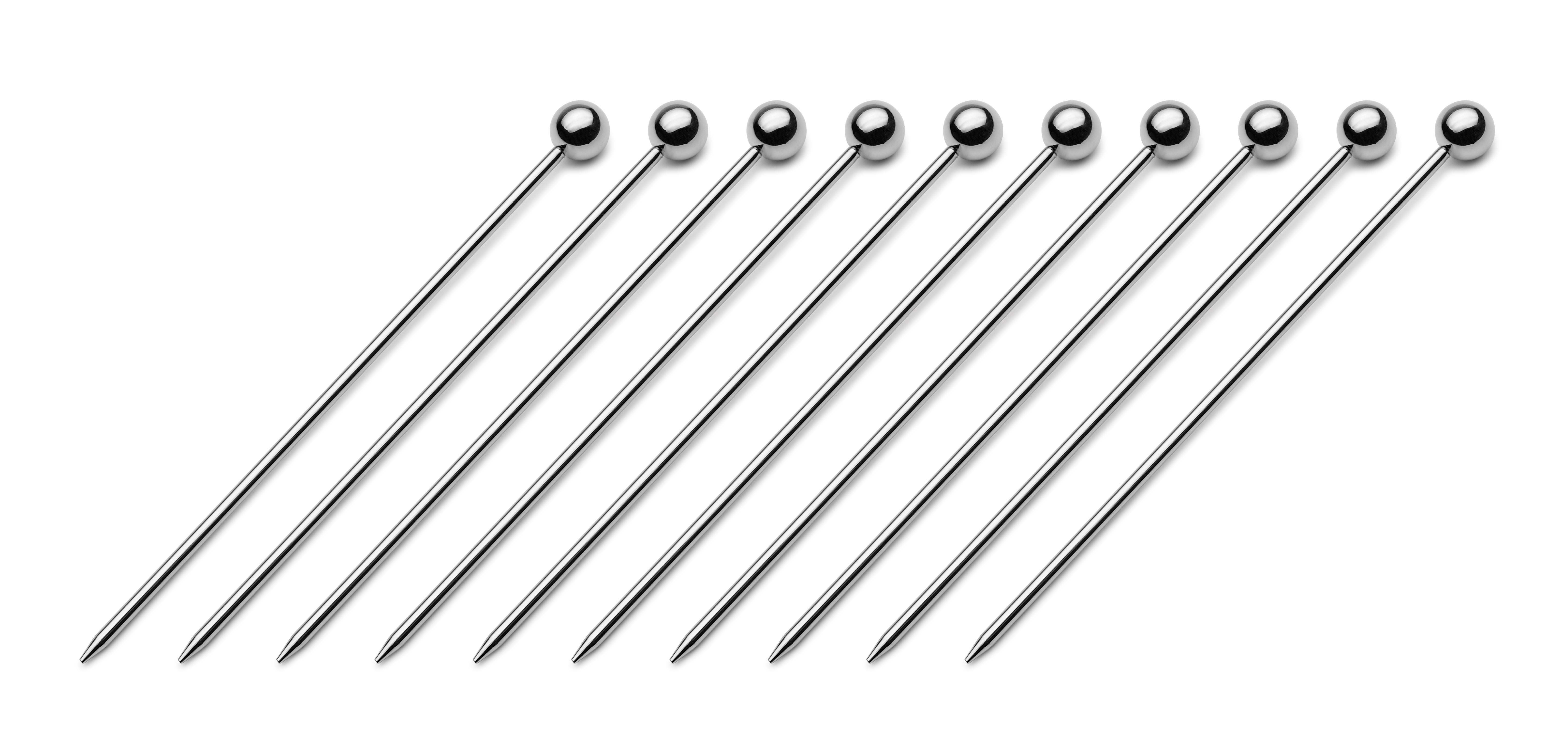 Urban Bar Accessories stecchini cocktail acciaio set 10 pezzi